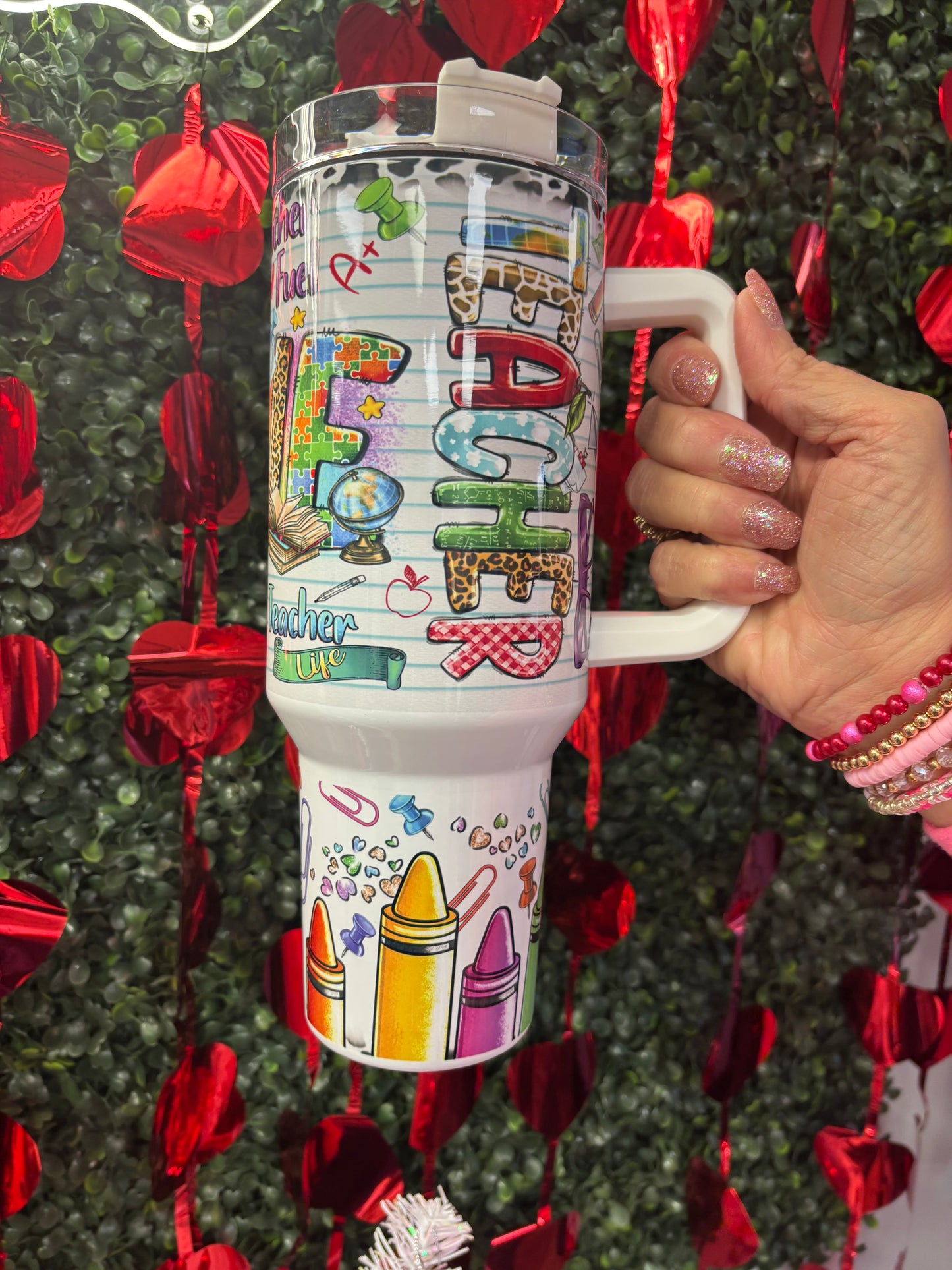 40oz Teacher Tumbler