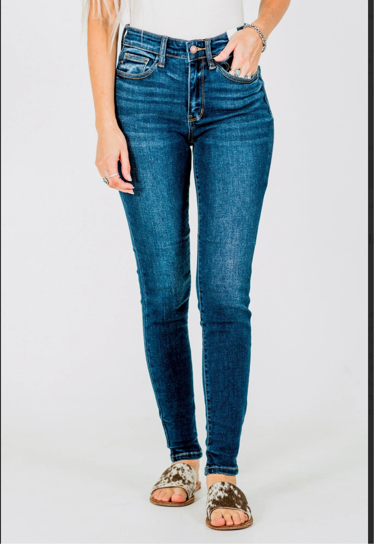 Judy Blues Core Mid-Rise Skinny Jeans