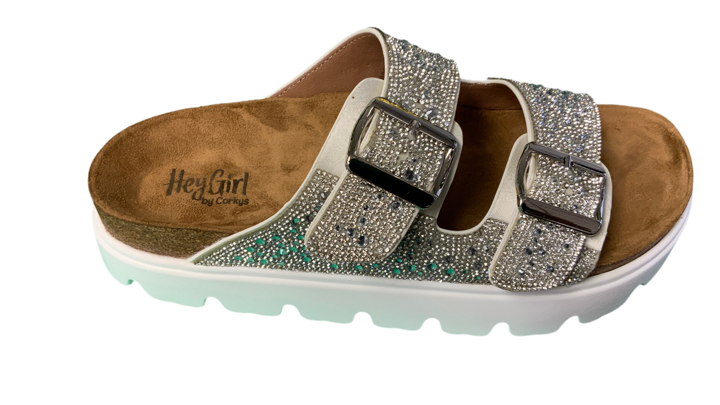 Hey Girl Rumor Has it Clear Rhinestone