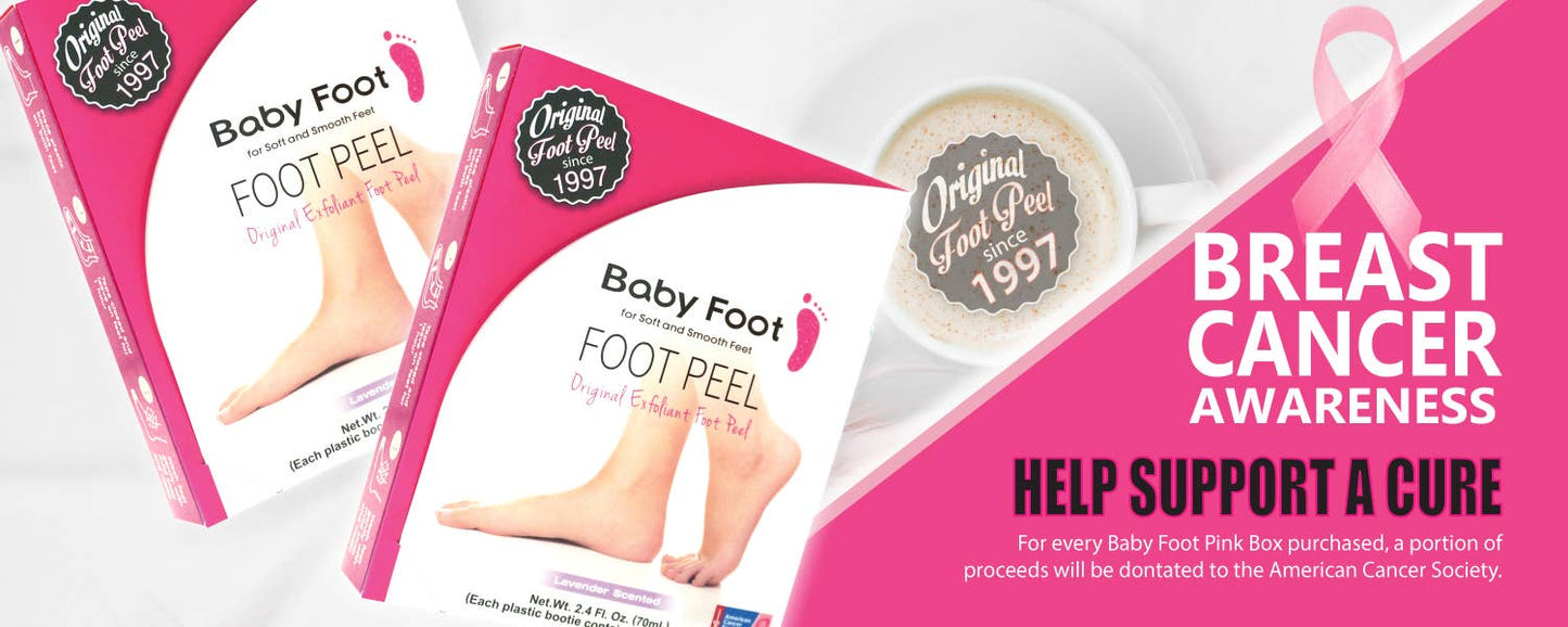 Baby Foot Limited-Edition Pink Box Peel
