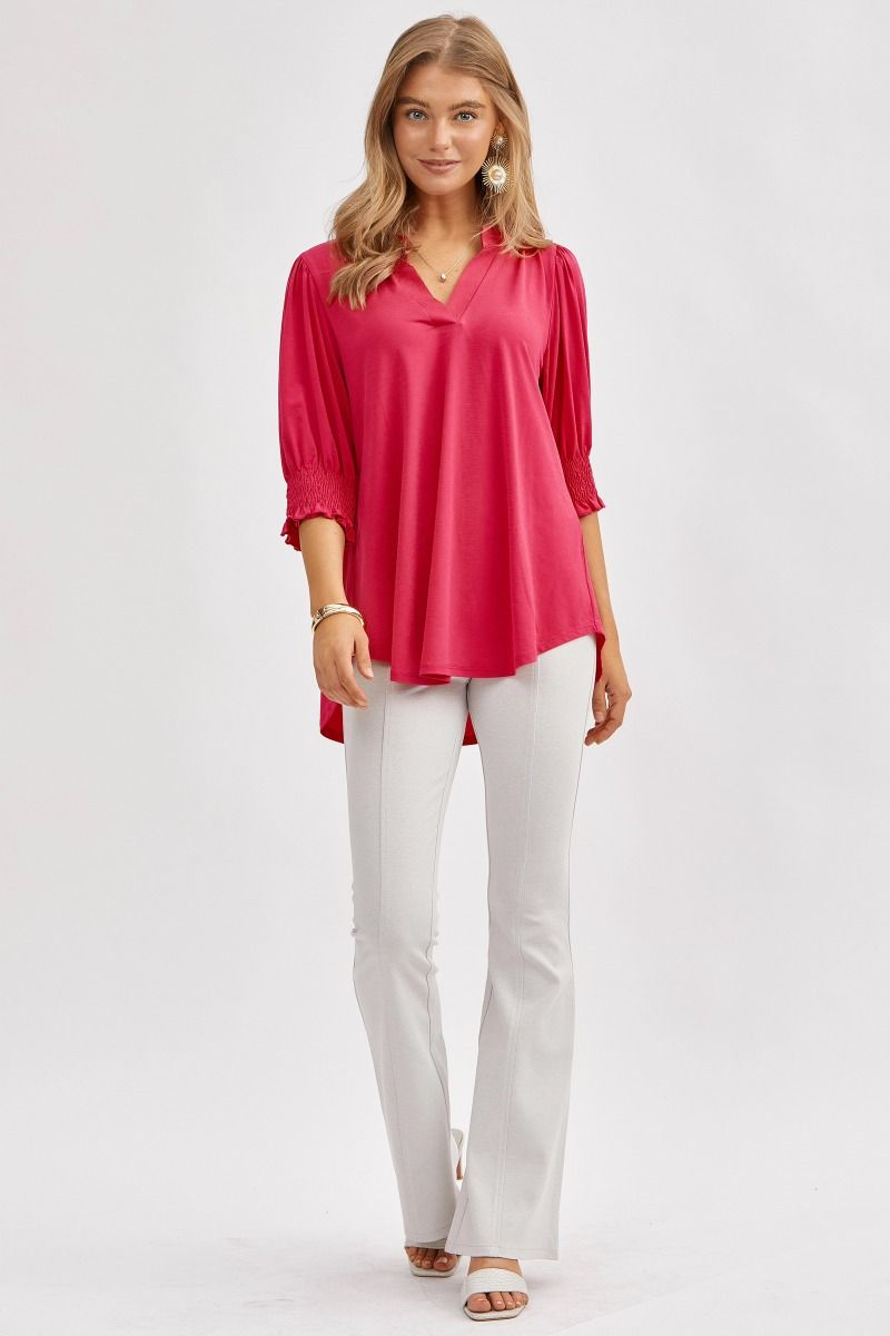 Dear Scarlett Liz Smock Top