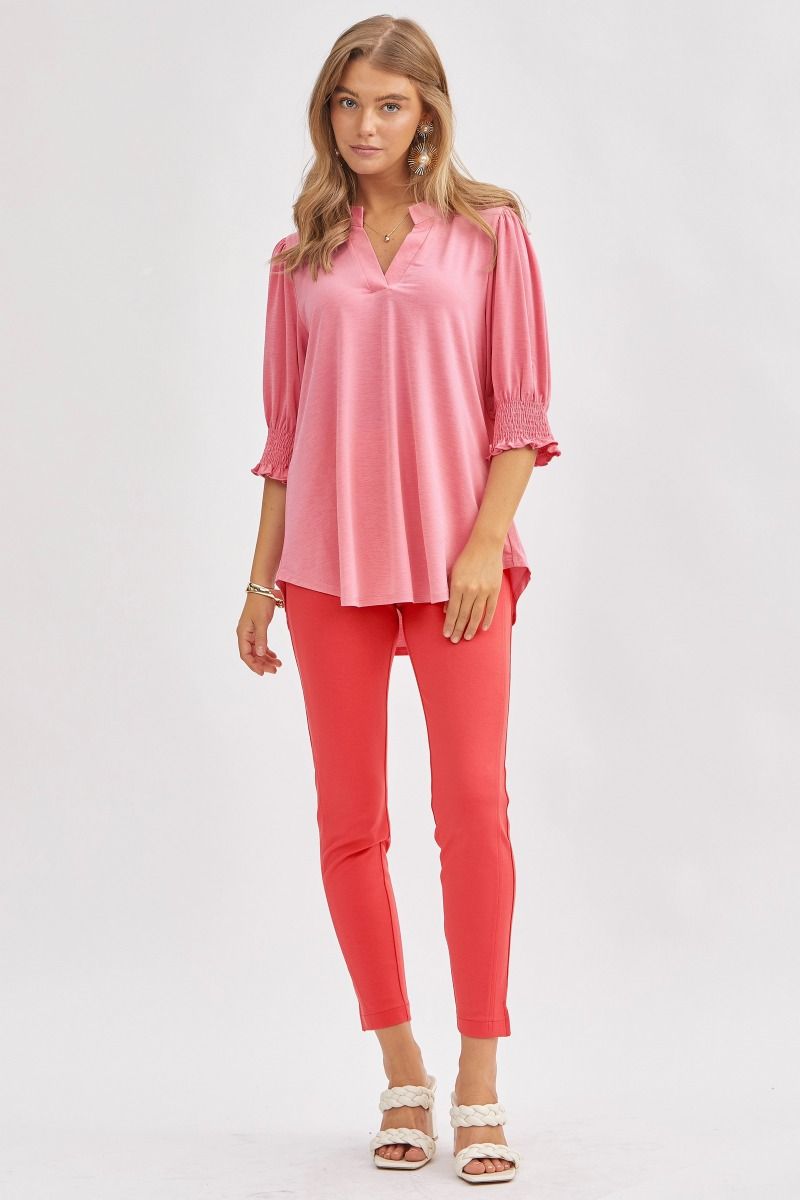 Dear Scarlett Liz Smock Top