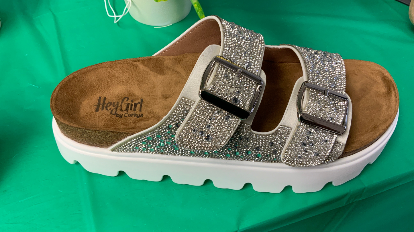 Hey Girl Rumor Has it Clear Rhinestone