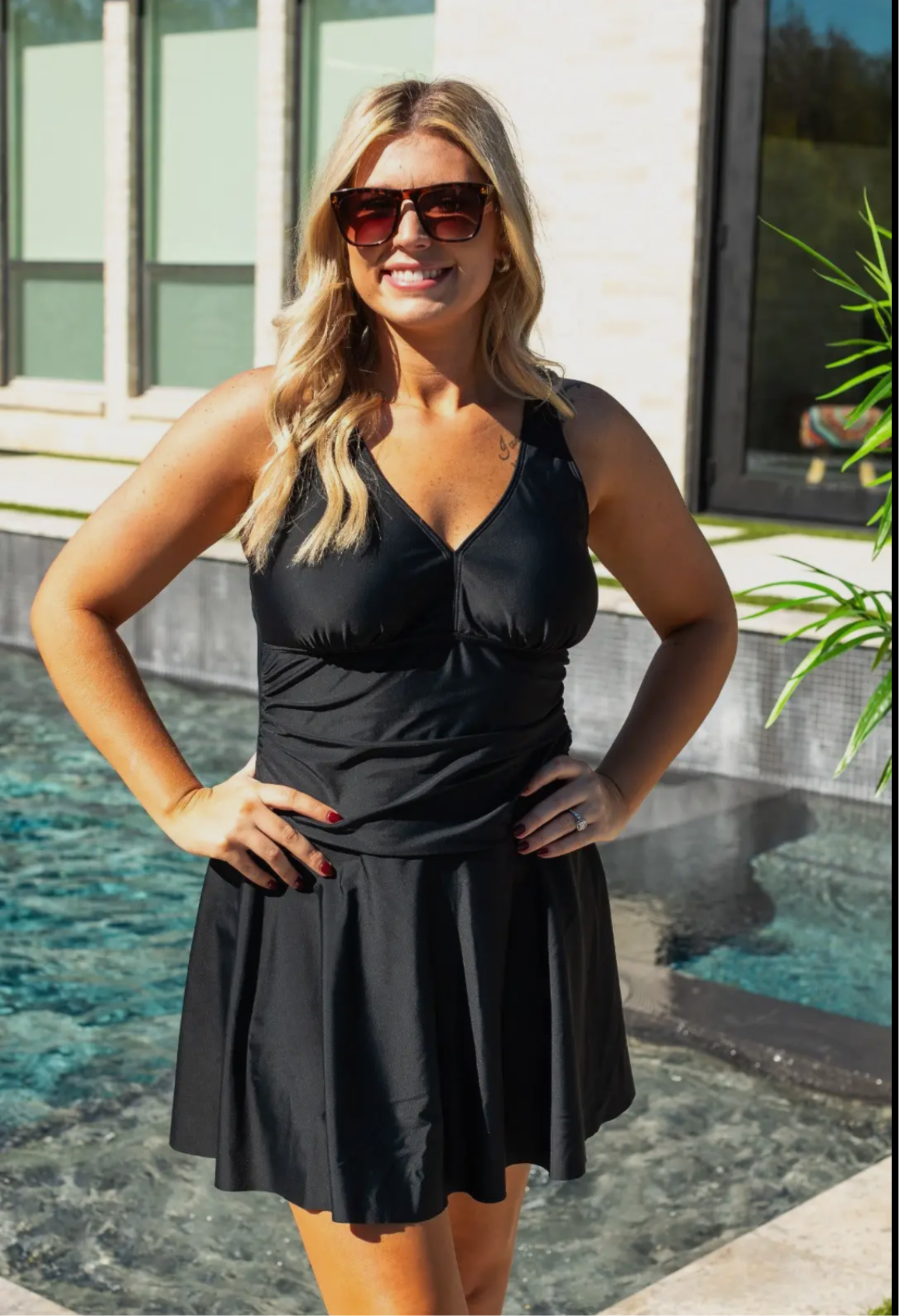Grace+Emma One piece swimsuit dress