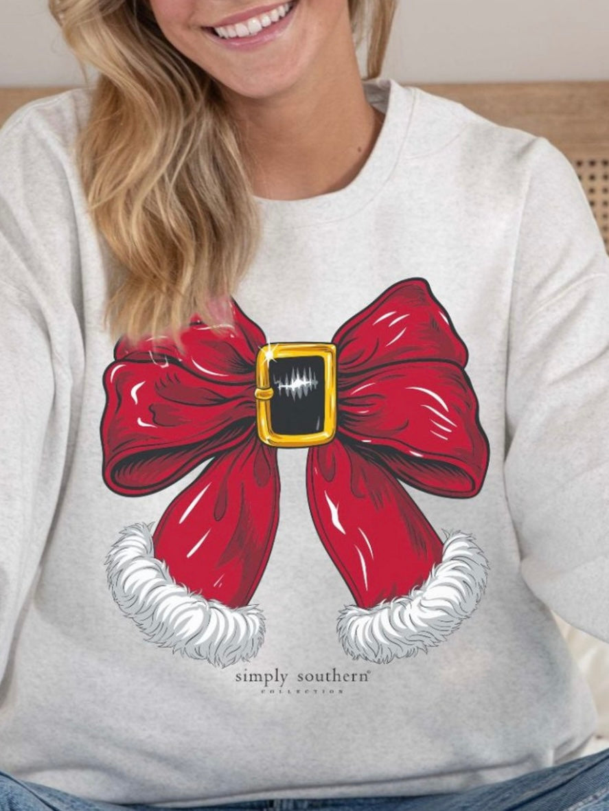 Simply Southern Santa Bow Long Sleeve