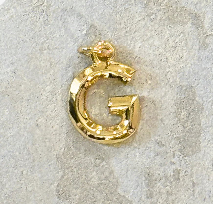 My Girl in LA Gold Initial Charm