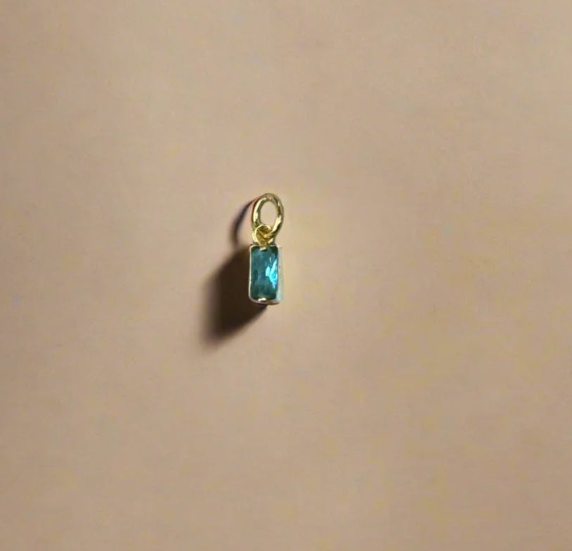 My Girl in LA Birthstone Charm