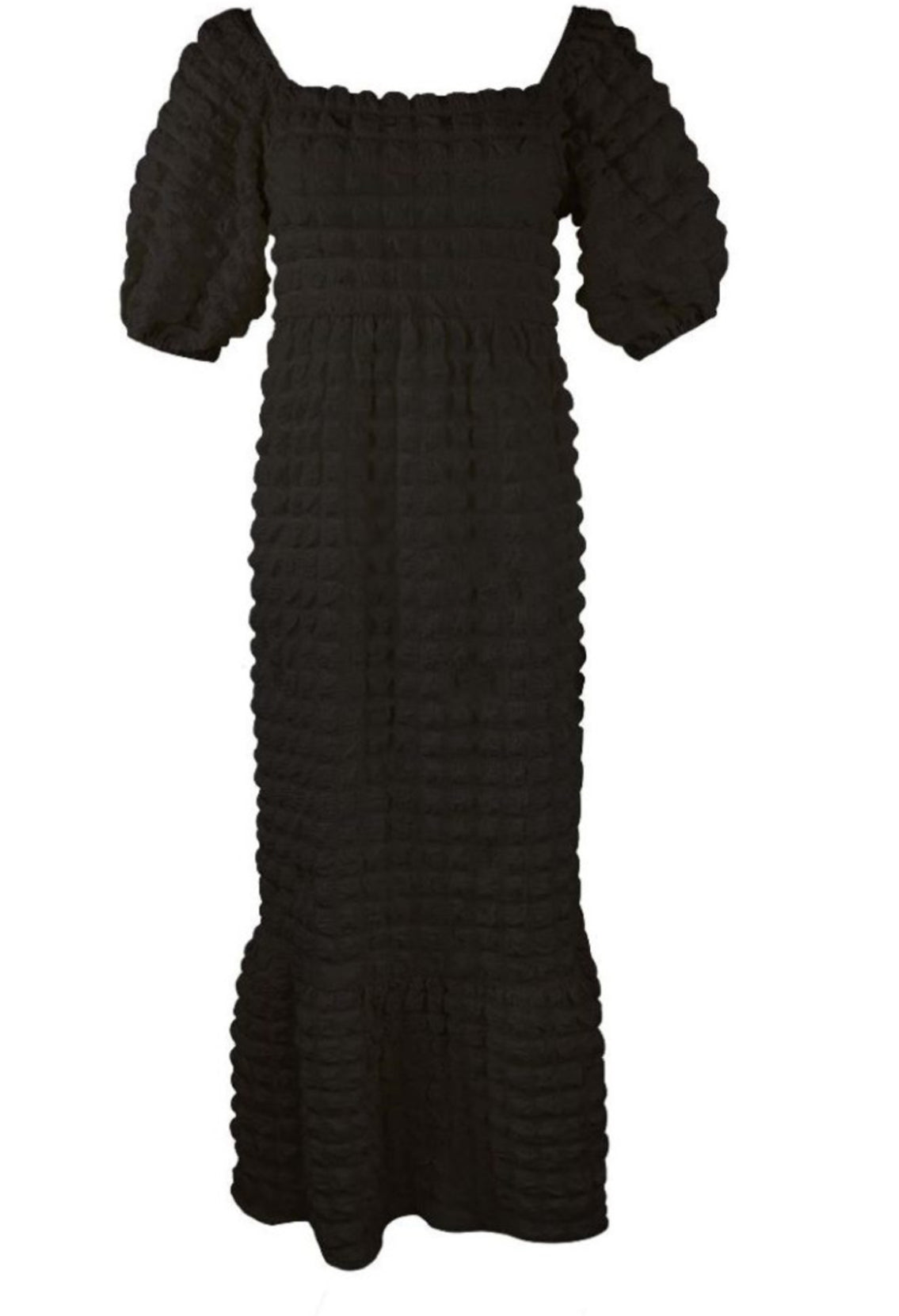 Simply Southern Bubble Maxi Dress Black