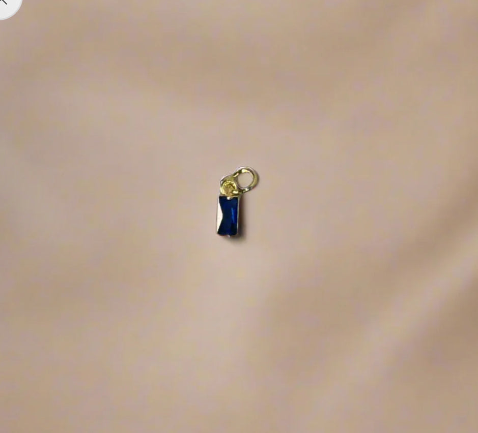 My Girl in LA Birthstone Charm