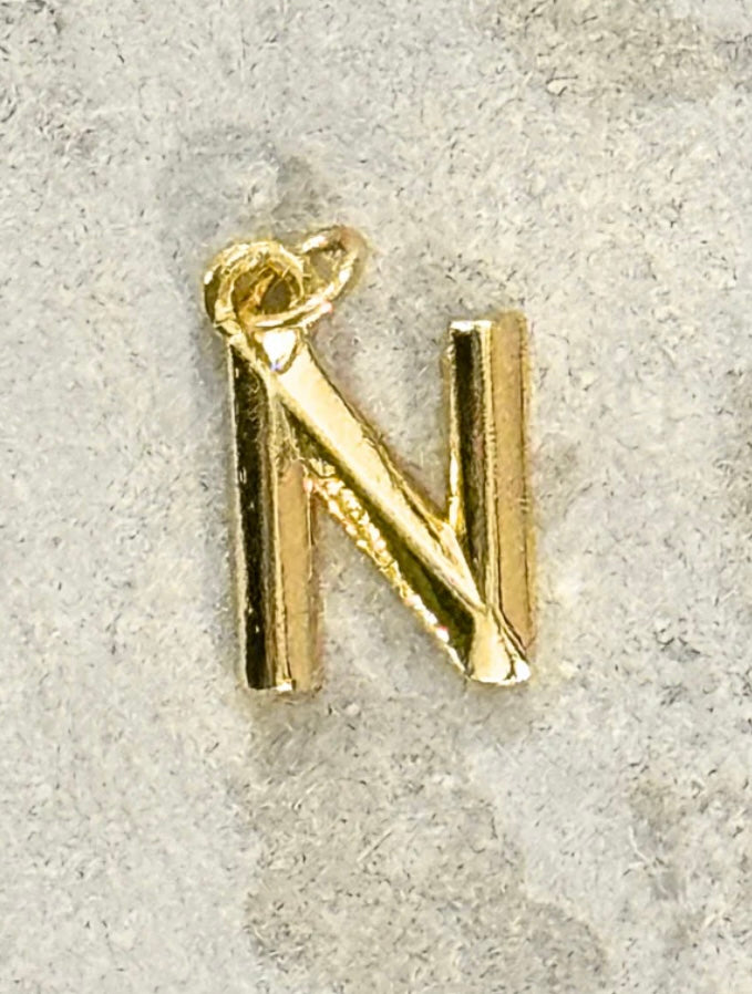 My Girl in LA Gold Initial Charm