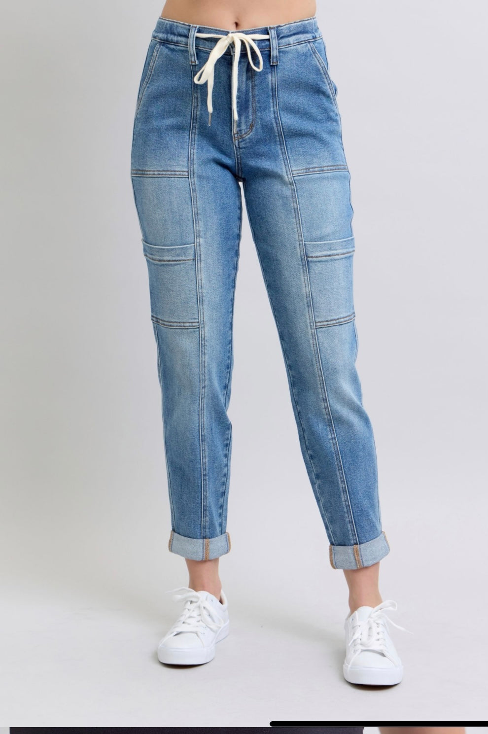 Judy Blue Cuffed Cargo Jogger
