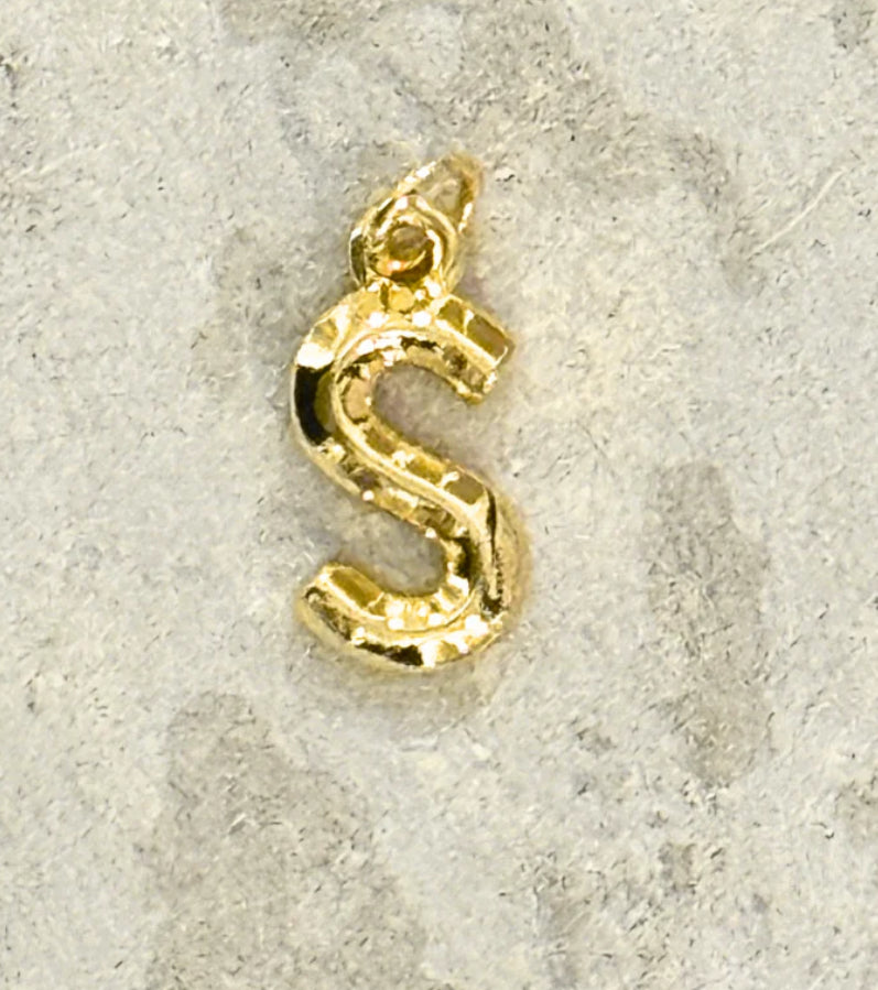 My Girl in LA Gold Initial Charm