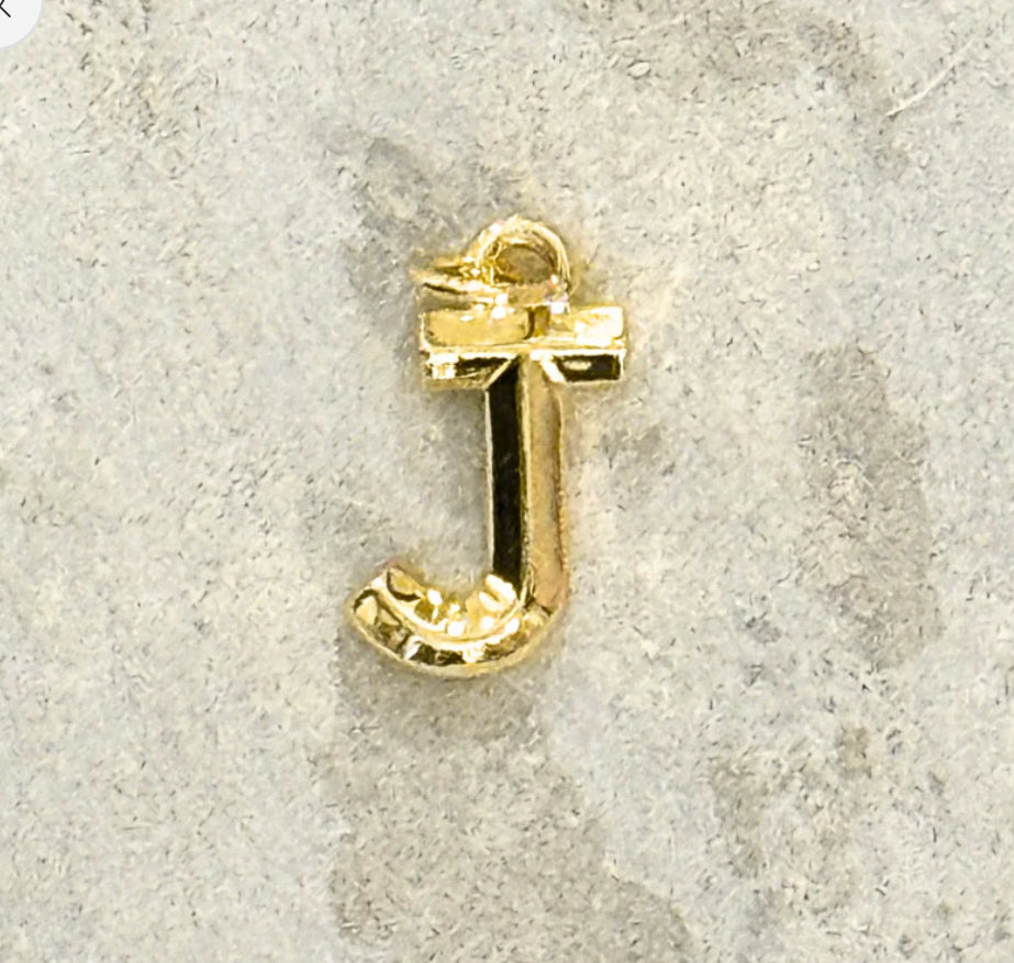 My Girl in LA Gold Initial Charm