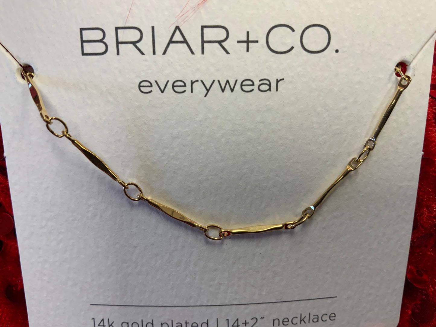 Briar+Co Gold Bar link Chain