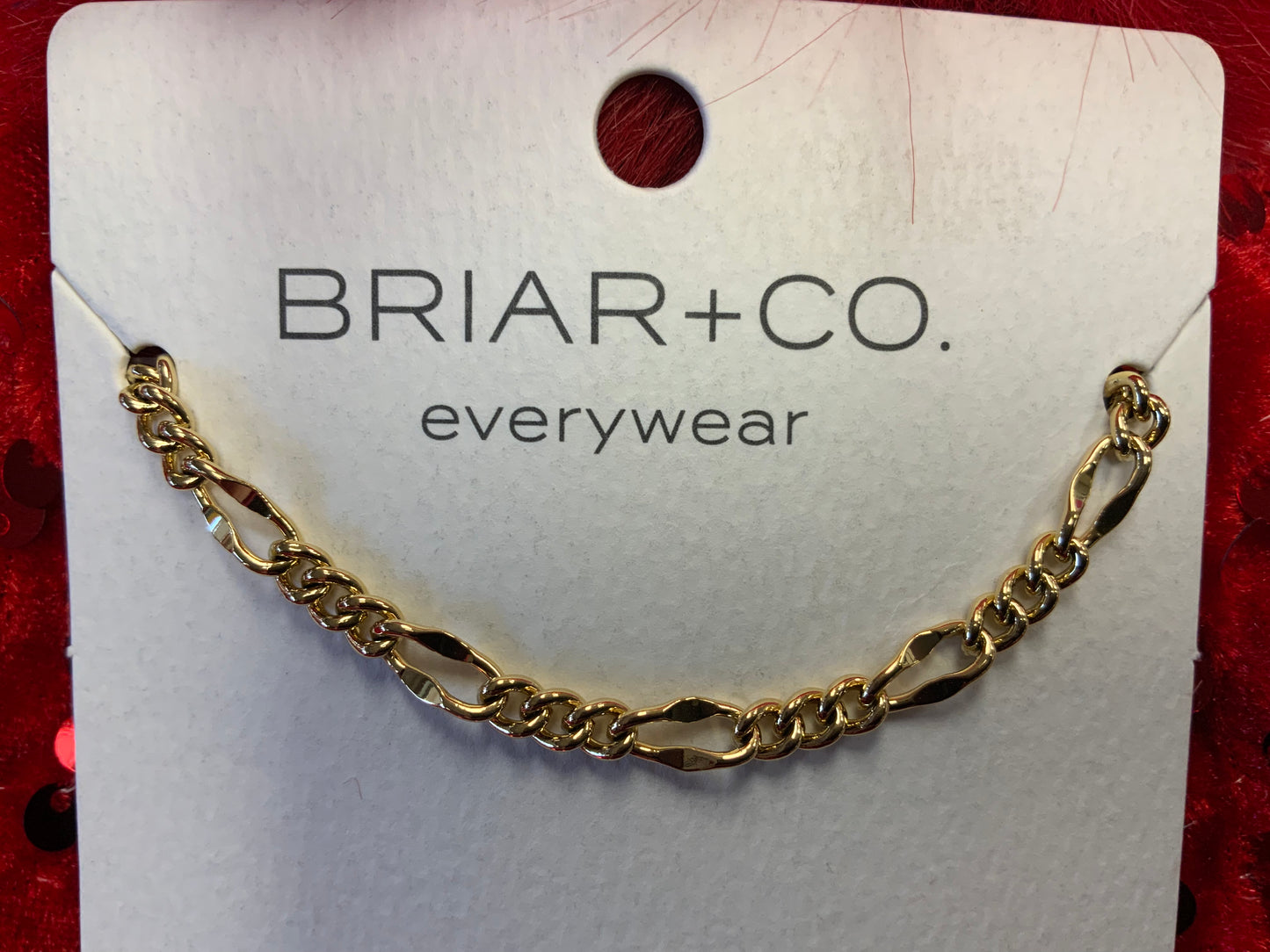 Briar+Co Gold Figaro Chain