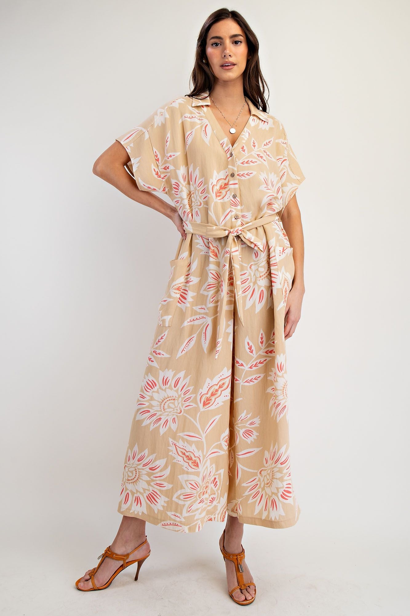 Easel Short Sleeve printed One Piece