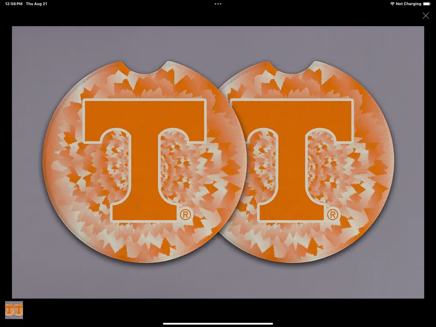 Ceramic College Car Coasters