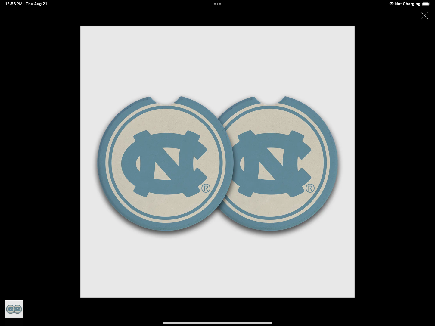 Ceramic College Car Coasters
