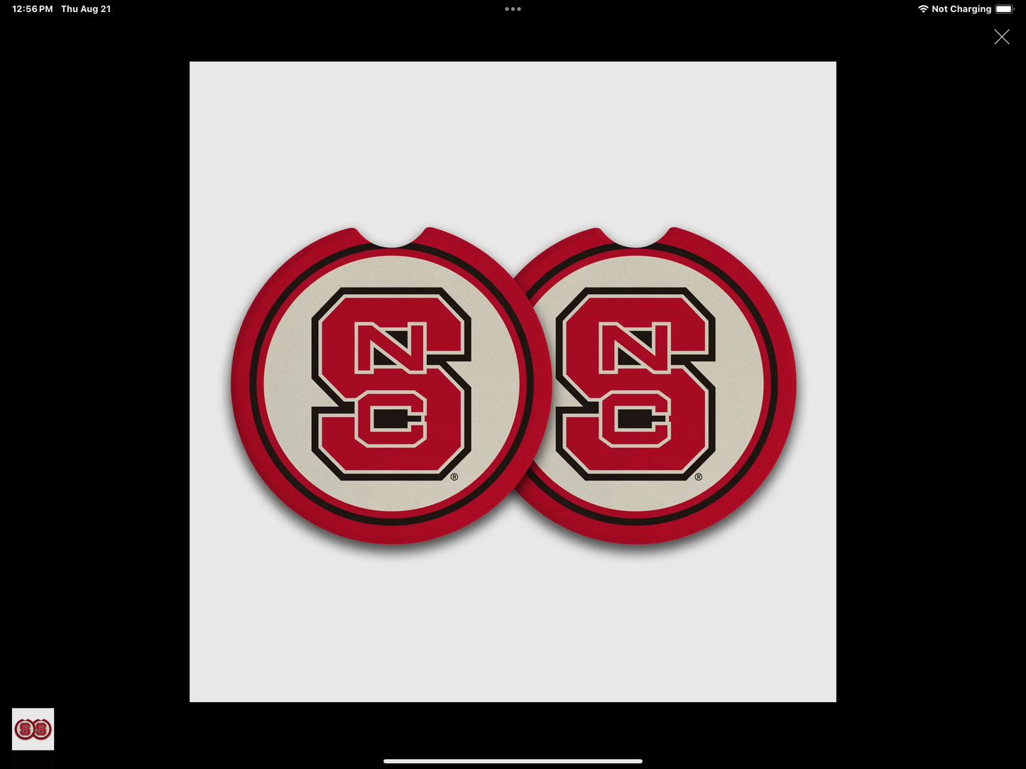 Ceramic College Car Coasters