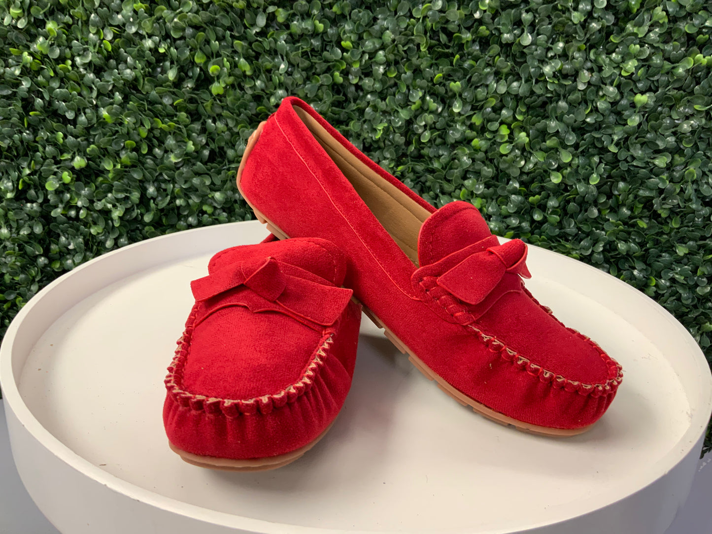 Corkys Driving Miss Daisies Faux Suede