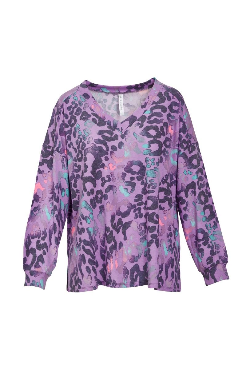 Dear Scarlett Lavender Multi Tunic