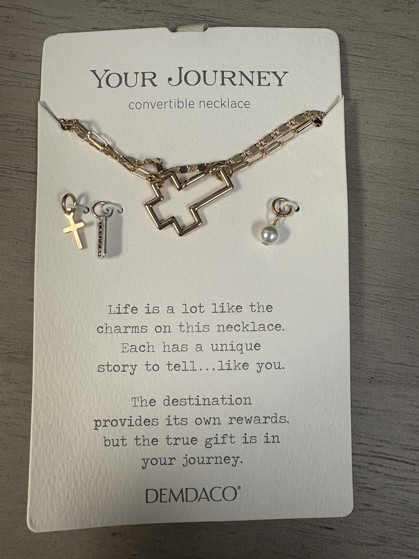 Demdaco Your Journey Convertible Necklace