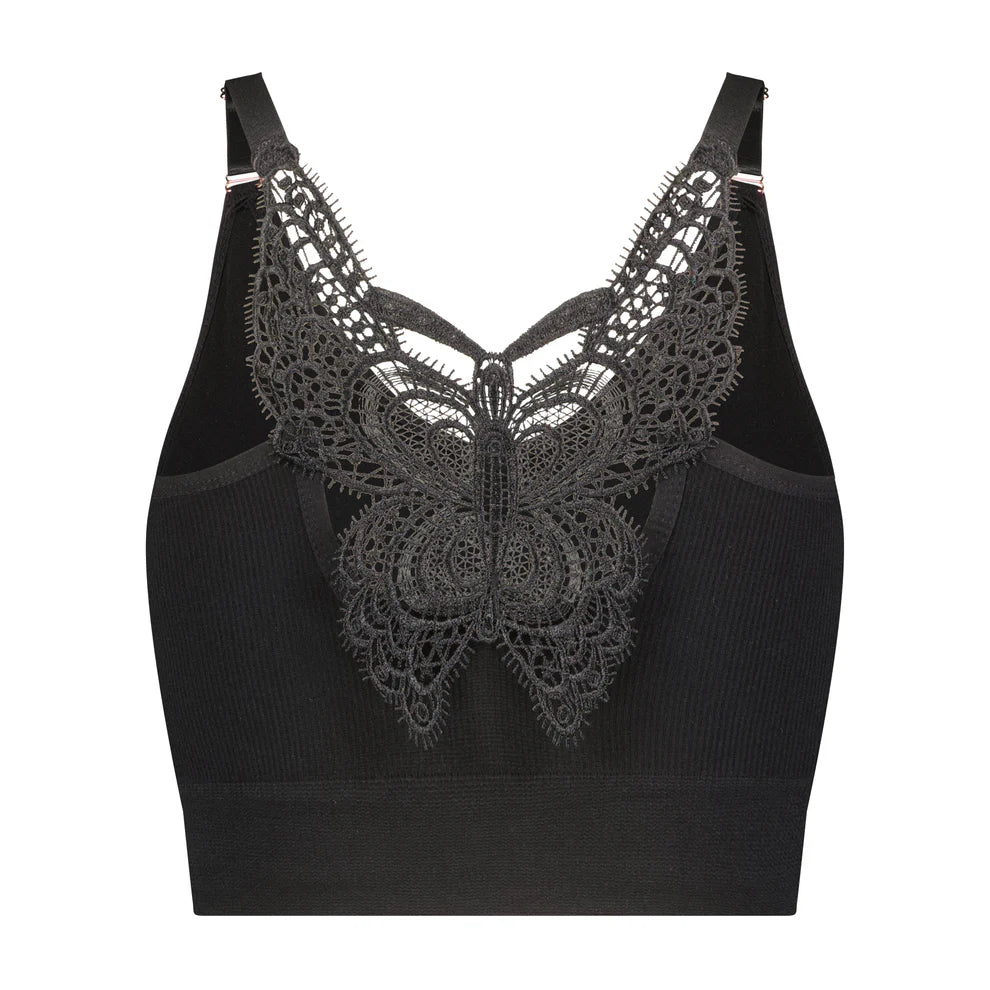 JadyK Jules Ribbed Crochet Bralette