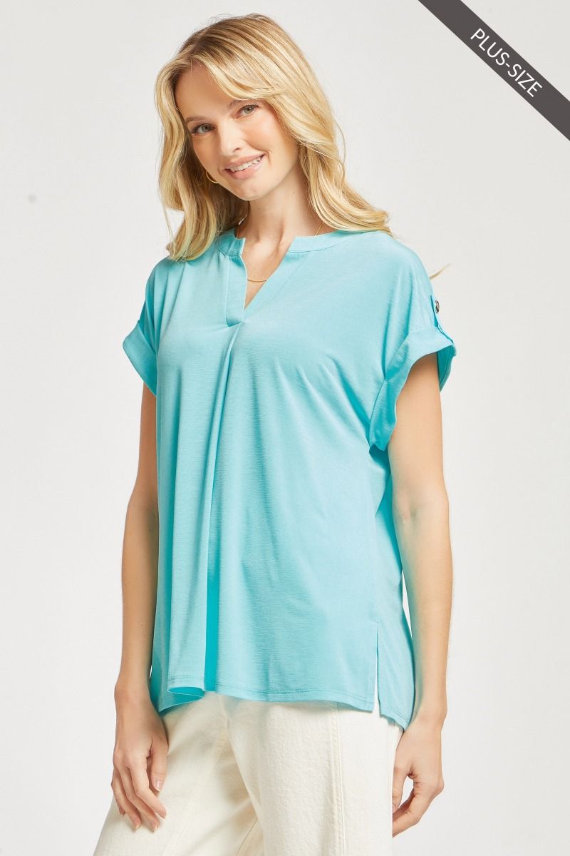 Dear Scarlett Neon Blue Short Sleeve