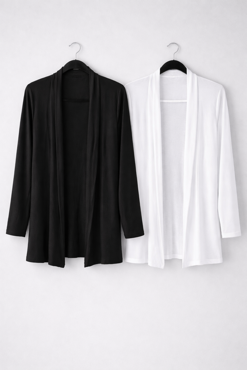 Pine Apparel Drop Shoulder Open Front Cardigan