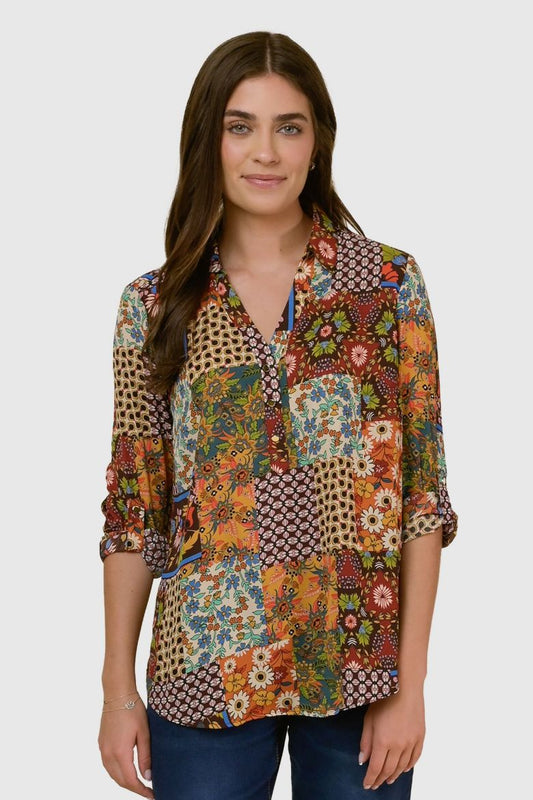 Floral and Ivy Patch Work