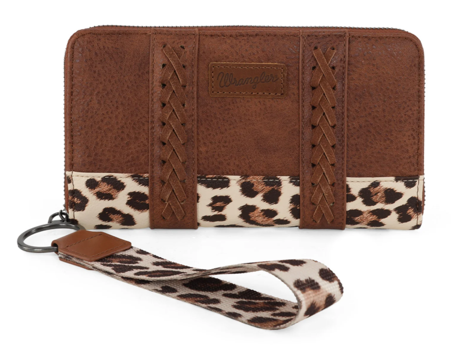 Wrangler Leopard Print Wallet