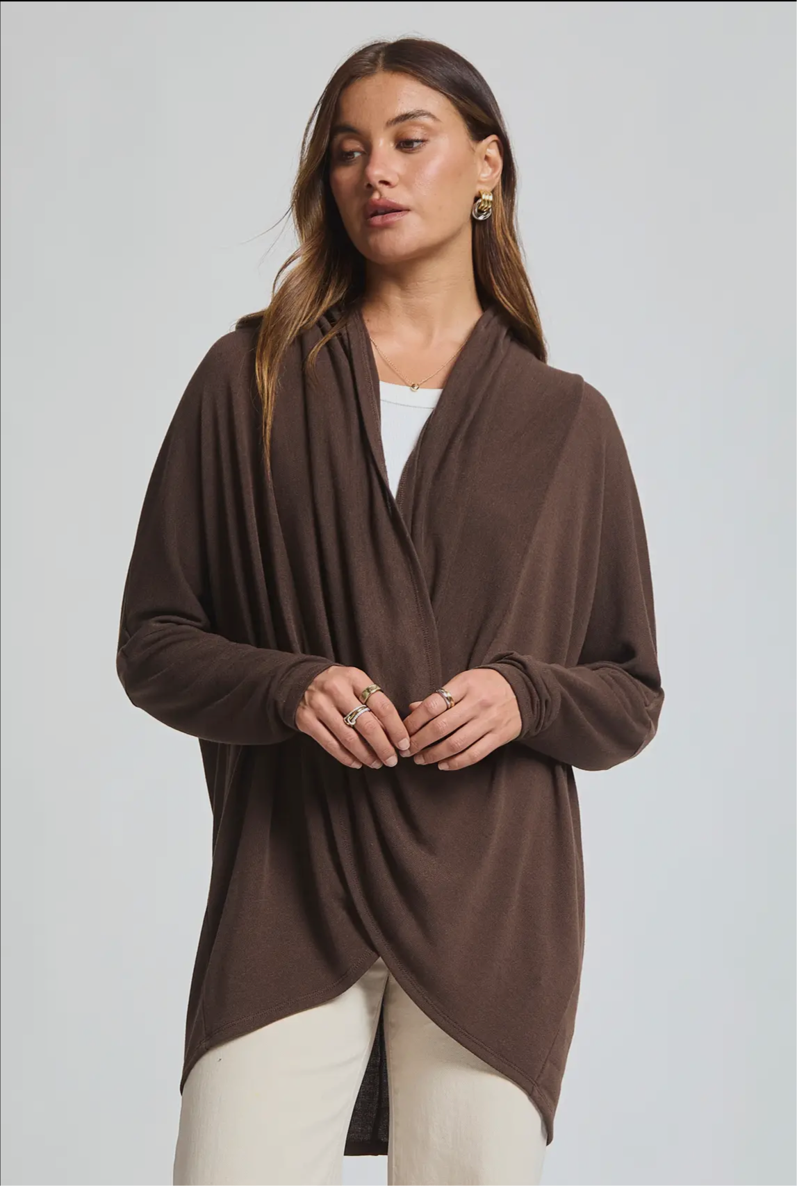 Dear Scarlett Plus Soft Drape Hacci Wrap