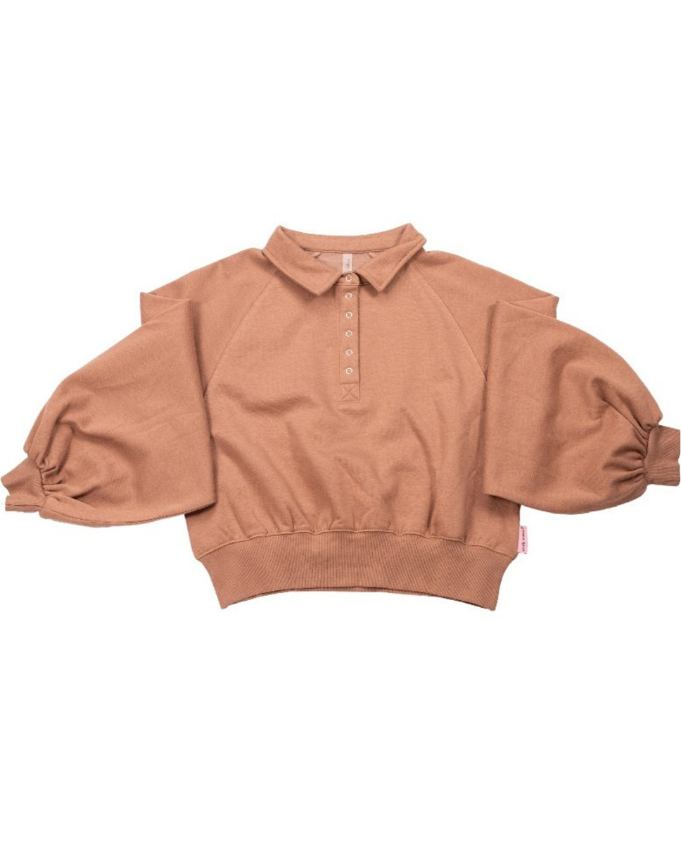 Simply Southern Polo Snap 1/4 placket sleeve