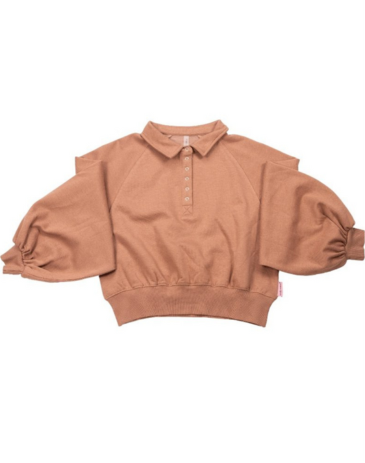 Simply Southern Polo Snap 1/4 placket sleeve