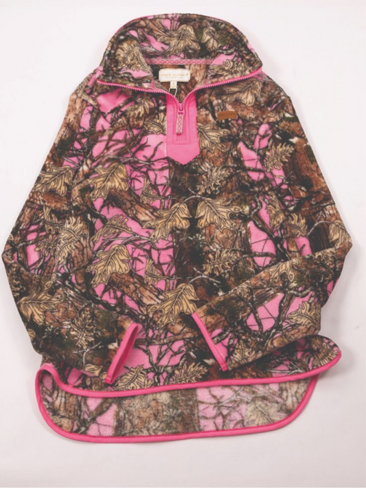 Simply Southern Pink Camo pullover