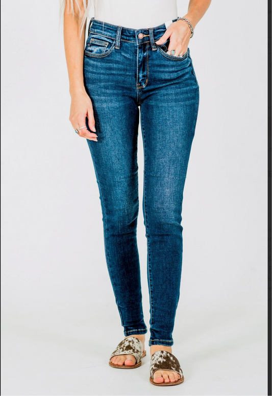 Judy Blues Core Mid-Rise Skinny Jeans