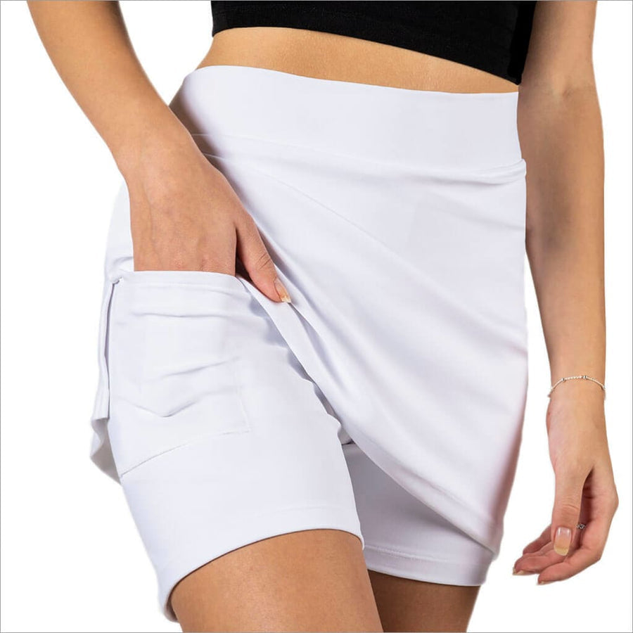 Classic White Skort