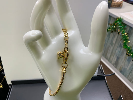 My Girl in LA Gold Charm Bracelet