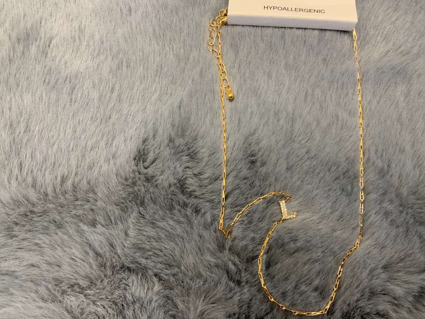 My Girl in LA Initial Necklace
