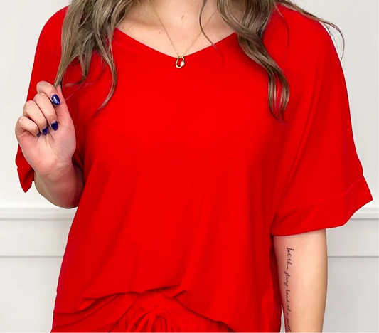 Dear Scarlett Flowy Top in Regular and Plus