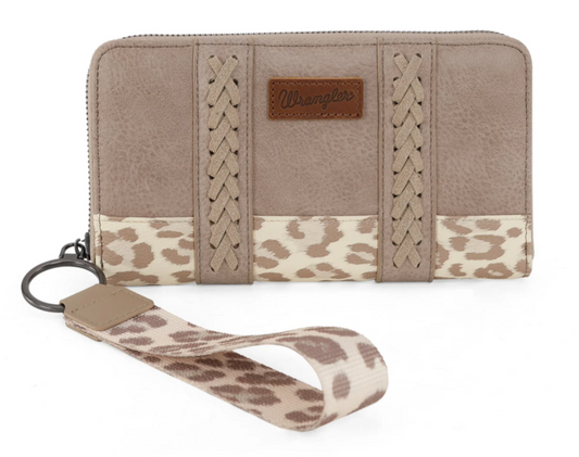 Wrangler Leopard Print Wallet