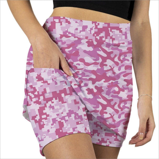 Pink Camo Skort