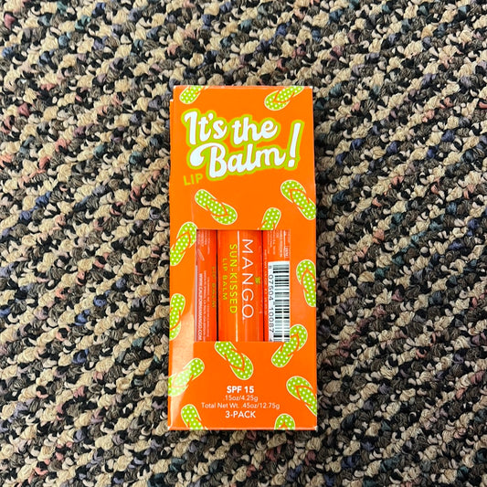 California Mango lip balm 3 pack