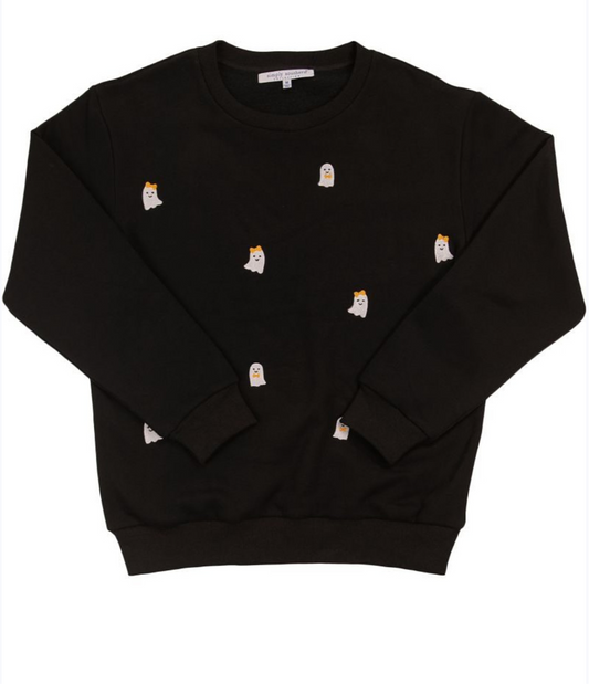 Simply Southern Youth Dilara Ghost Crew Sweatshirt