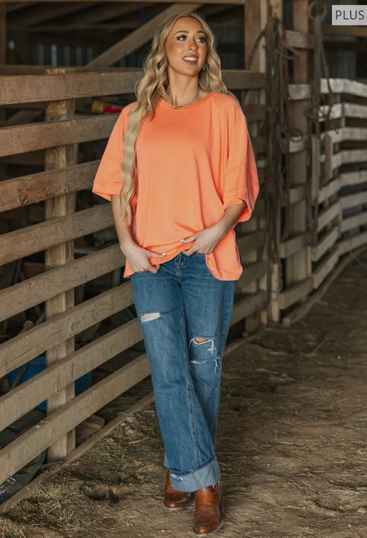 Andrée Plus Sized Relaxed Fit Terry