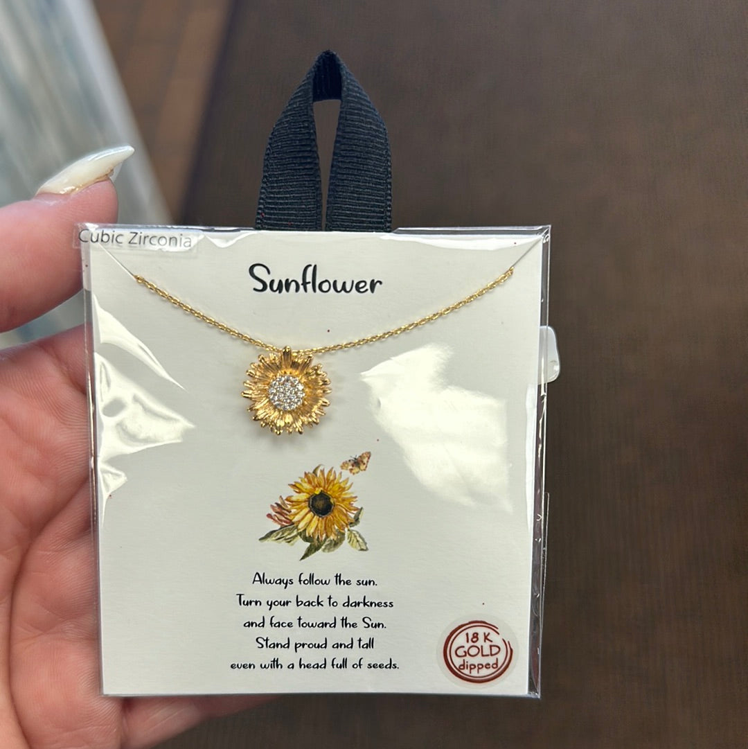 SDB Sunflower Necklace