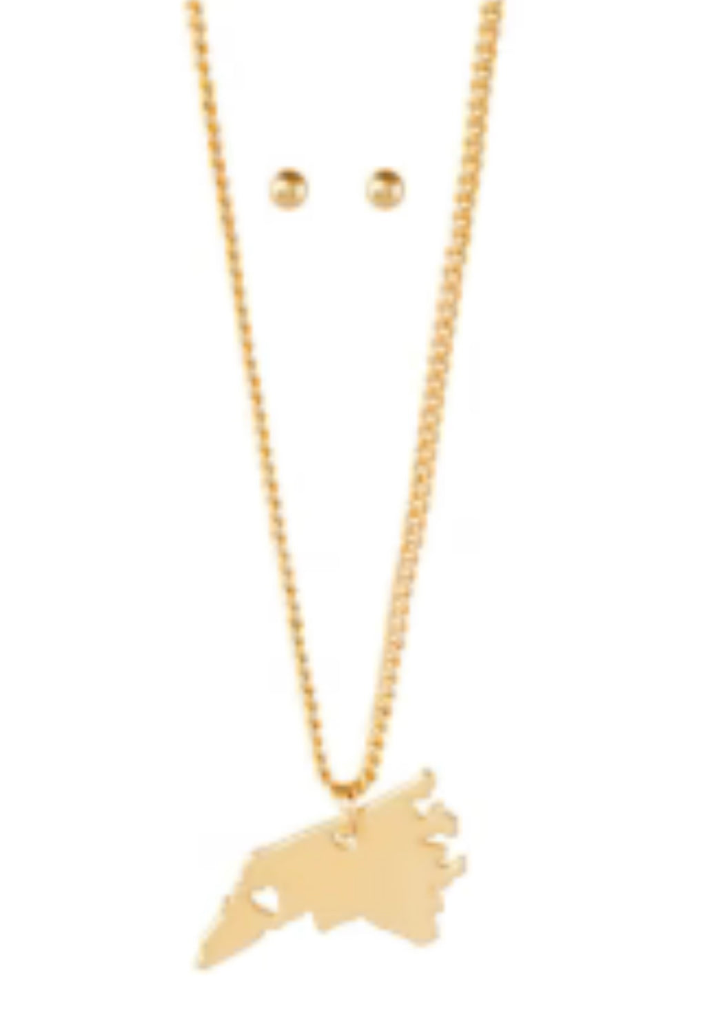 My Girl In LA State Necklace
