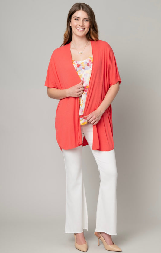 Ribbed Kimono