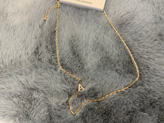 My Girl in LA Initial Necklace