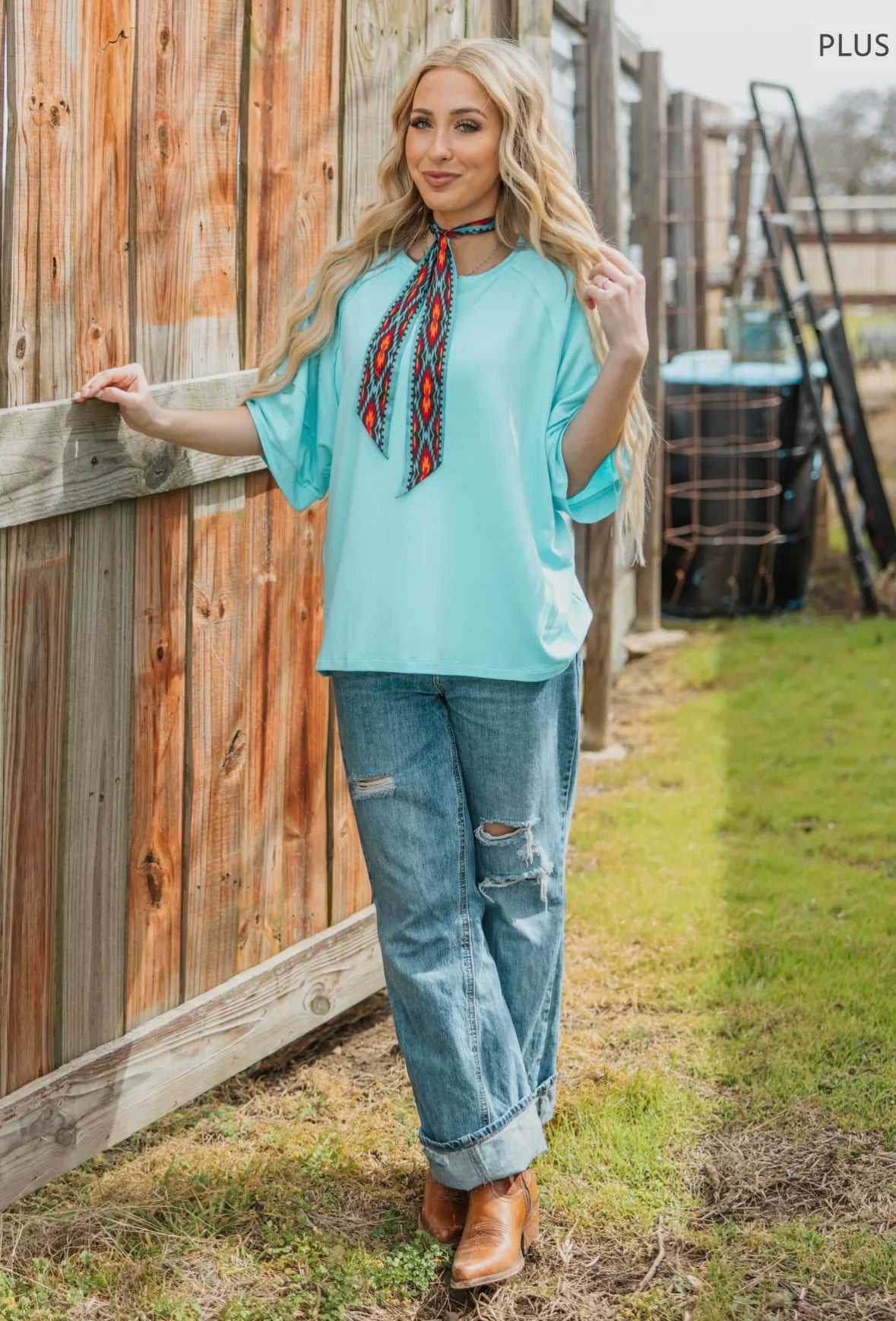 Andrée Plus Sized Relaxed Fit Terry